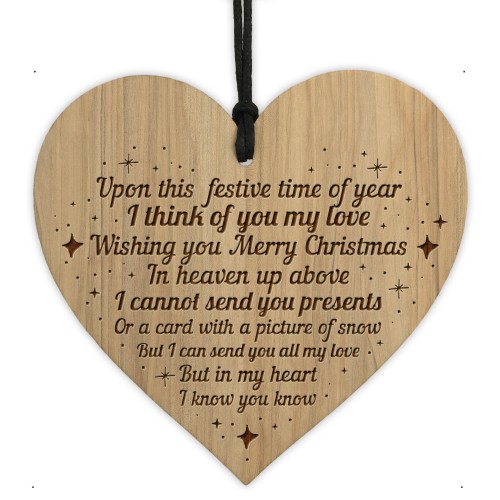 Christmas Memorial Decoration THINKING OF YOU Tree Decoration