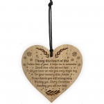 Beautiful Hanging Memorial Christmas Decoration Engraved Heart