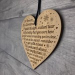 Memorial Bauble Gift For Christmas Tree Engraved Heart Decor Memorial Bauble Gift For Christmas Tree Engraved Heart Decor