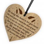 Christmas Memorial Hanging Bauble Engraved Tree Decoration 