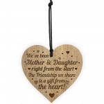 Mum Gift From Daughter From Mum Engraved Heart Mother Daughter