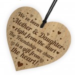 Mum Gift From Daughter From Mum Engraved Heart Mother Daughter