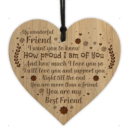 Friendship Sign WONDERFUL Friend Best Friend Birthday Christmas 