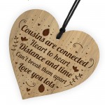 Cousin Plaque Engraved Heart Birthday Christmas Gift For Cousin
