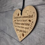 Cousin Plaque Engraved Heart Birthday Christmas Gift For Cousin