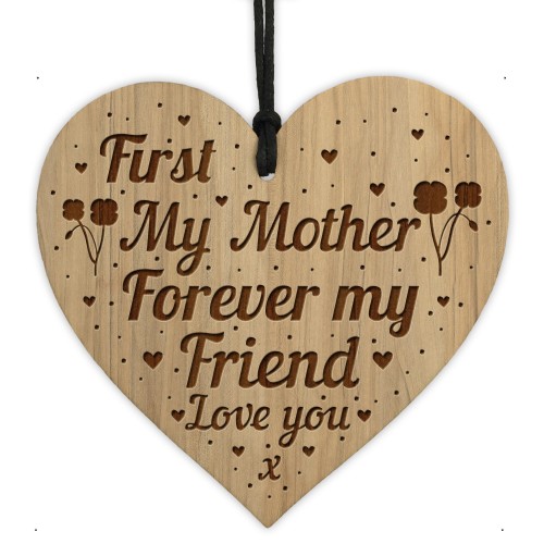 MUM GIFT From Daughter Son Engraved Heart Mum Birthday Christmas