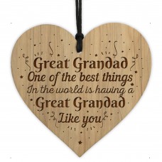 Great Grandad Gifts Engraved Heart Great Grandad Birthday Xmas