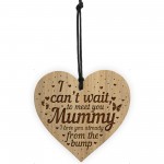 Cant Wait To Meet You Mummy From Bump Gift Engraved Heart