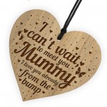 Cant Wait To Meet You Mummy From Bump Gift Engraved Heart