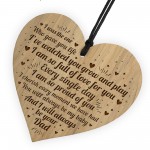 Daughter Son Gift From Dad Engraved Heart Daughter Son Birthday
