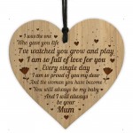 Daughter Son Gift From Mum Engraved Heart Daughter Son Birthday