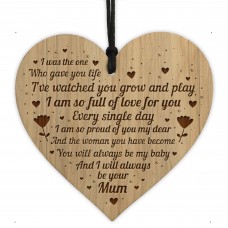 Daughter Son Gift From Mum Engraved Heart Daughter Son Birthday