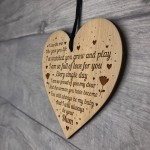 Daughter Son Gift From Mum Engraved Heart Daughter Son Birthday
