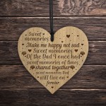 Dad Memorial Present Engraved Heart Memorial Sign For Dad Daddy