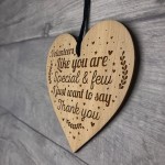 Volunteer Gifts THANK YOU Gift Engraved Heart Friendship Sign