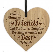 Friendship Plaque FRIENDSHIP SIGN Engraved Heart Best Friend