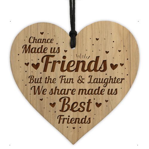 Friendship Plaque FRIENDSHIP SIGN Engraved Heart Best Friend