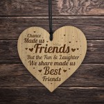 Friendship Plaque FRIENDSHIP SIGN Engraved Heart Best Friend