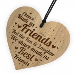 Friendship Plaque FRIENDSHIP SIGN Engraved Heart Best Friend