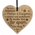 Mother Daughter Gift Engraved Heart Mother Daughter Plaque