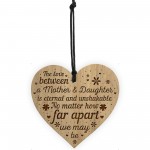 Mother Daughter Gift Engraved Heart Mother Daughter Plaque