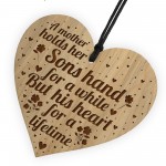 Mum Gift From Son Engraved Heart Mum Plaque Mum Birthday