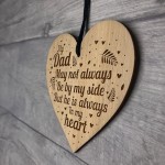 Dad Plaque Gift From Daughter Son Engraved Heart Birthday Xmas