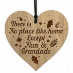 No Place Like Home Nan And Grandad Plaque Home Sign