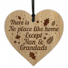 No Place Like Home Nan And Grandad Plaque Home Sign