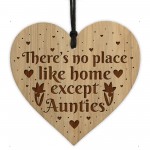 Cute Auntie Gift Home Gift Engraved Heart Sign Auntie Gift