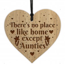 Cute Auntie Gift Home Gift Engraved Heart Sign Auntie Gift