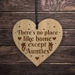 Cute Auntie Gift Home Gift Engraved Heart Sign Auntie Gift