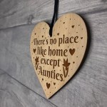 Cute Auntie Gift Home Gift Engraved Heart Sign Auntie Gift