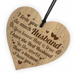 Gift For Husband Birthday Christmas Anniversary Engraved Heart