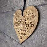 Daughter Gift From Mum Dad Engraved Heart Birthday Gift