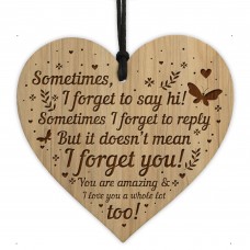 FRIENDSHIP SIGN Engraved Heart Birthday Christmas Gift