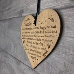 Grandad Memorial Present Heart Memorial Sign For Grandad