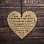  Great Grandad Sign Cute Great Grandad Birthday Christmas Gift