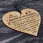  Great Grandad Sign Cute Great Grandad Birthday Christmas Gift