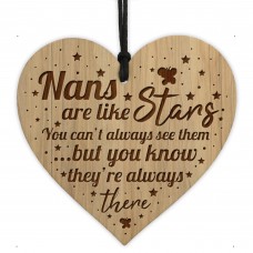 Beautiful Nan Plaque Engraved Heart Like Stars Nan Birthday Xmas