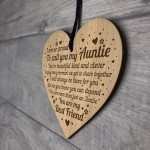 Auntie Present From Niece Nephew Engraved Heart Birthday Xmas