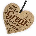 Great In Great Grandma Gift Engraved Heart Great Grandma Gifts