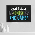 Gaming Print Framed Wall Art For Boys Bedroom Games Room