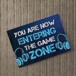Gaming Sign Wall Art For Boys Bedroom Games Room Gamer Gift