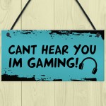 Funny Gaming Sign For Bedroom Gamer Gift For Son Christmas