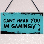 Funny Gaming Sign For Bedroom Gamer Gift For Son Christmas