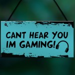 Funny Gaming Sign For Bedroom Gamer Gift For Son Christmas