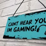 Funny Gaming Sign For Bedroom Gamer Gift For Son Christmas