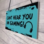 Funny Gaming Sign For Bedroom Gamer Gift For Son Christmas