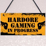 Gamer Bedroom Door Sign Funny Gaming Gift For Brother Son Games 